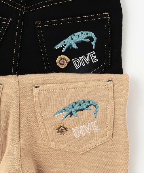 kladskap / クレードスコープ その他パンツ | 【人気商品再入荷】【直営店で取り扱い無し】恐竜刺しゅうロング丈ストレートパンツ | 詳細8