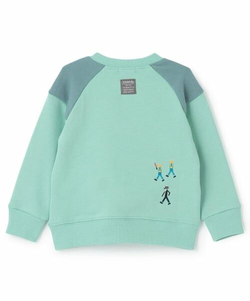 kladskap / クレードスコープ スウェット | 【人気商品再入荷】【直営店で取り扱い無し】電車刺しゅう袖ボーダートレーナー | 詳細1