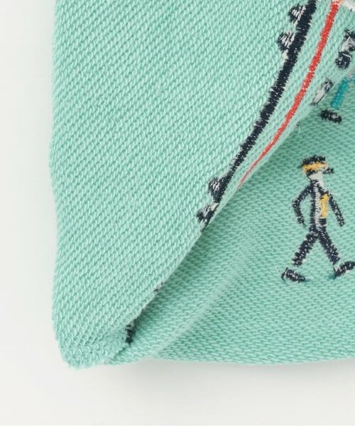 kladskap / クレードスコープ スウェット | 【人気商品再入荷】【直営店で取り扱い無し】電車刺しゅう袖ボーダートレーナー | 詳細4