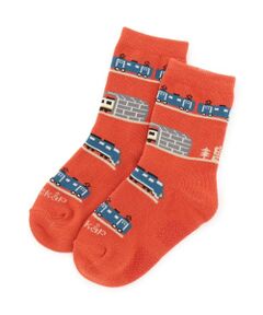kladskap / クレードスコープ ソックス | 【人気商品再入荷】【直営店で取り扱い無し】電車クルーソックス