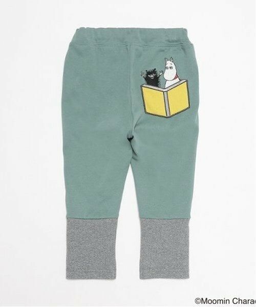 kladskap / クレードスコープ その他パンツ | MOOMIN/裾切替ロング丈レギパン(モデレート グリーン)