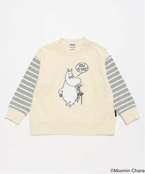 kladskap / クレードスコープ Tシャツ | MOOMIN/黄金のしっぽ長袖Tシャツ（アイボリー）