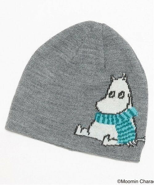 kladskap / クレードスコープ ニットキャップ | MOOMIN/ムーミンニットキャップ（トップ グレー）