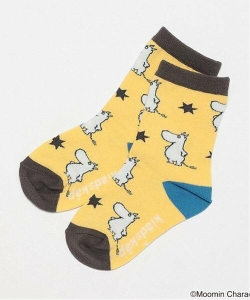 kladskap / クレードスコープ ソックス | MOOMIN/総柄ソックス（黄）