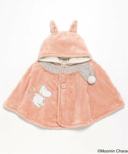 kladskap / クレードスコープ ベビー・キッズウエア | MOOMIN/マフラー風ケープ（ピーチ）