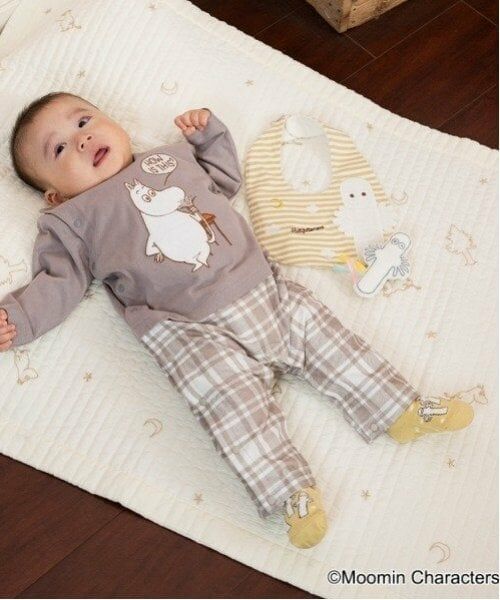 kladskap / クレードスコープ ロンパース | MOOMIN/黄金のしっぽカバーオール（チャコール）