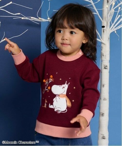 kladskap / クレードスコープ スウェット | MOOMIN/FIRST_SNOWトレーナー(エンジ)