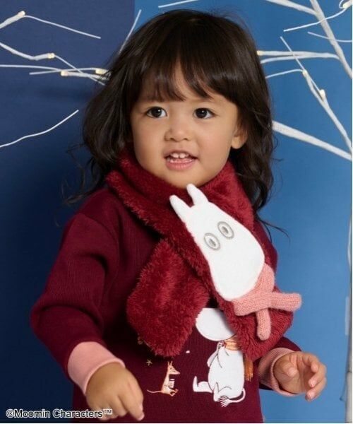 kladskap / クレードスコープ マフラー・ショール・スヌード・ストール | MOOMIN/マフラー（エンジ）