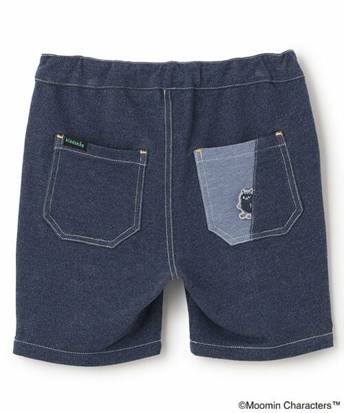 kladskap / クレードスコープ ショート・ハーフ・半端丈パンツ | MOOMIN/アップリケ5分丈パンツ | 詳細1