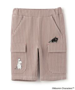 kladskap / クレードスコープ その他パンツ | MOOMIN/刺しゅうストライプ6分丈パンツ