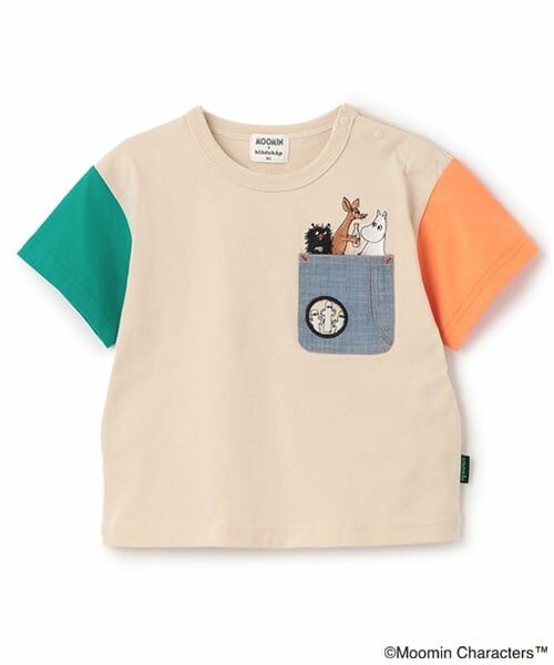 kladskap / クレードスコープ Tシャツ | MOOMIN/胸ポケット半袖Tシャツ（ベージュ）