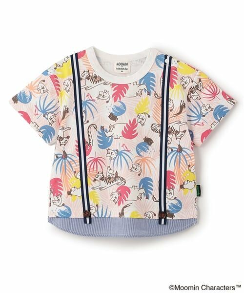 kladskap / クレードスコープ Tシャツ | MOOMIN/ジャングル柄半袖Tシャツ（ピンク）