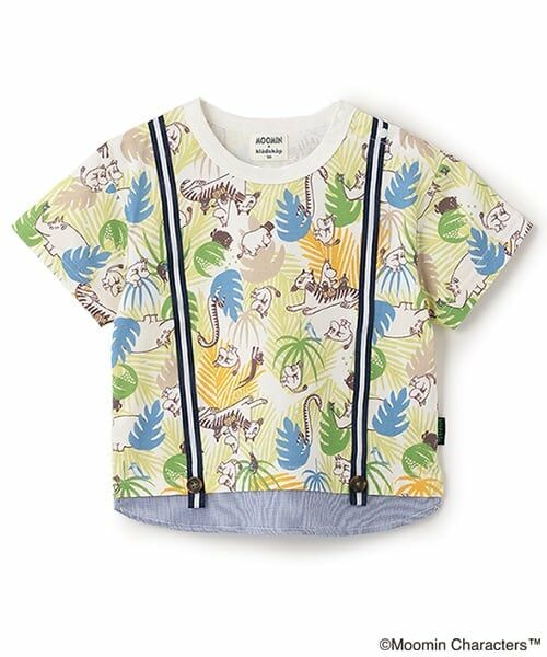 kladskap / クレードスコープ Tシャツ | MOOMIN/ジャングル柄半袖Tシャツ（グリーン）