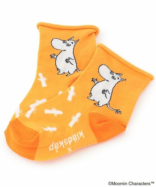 kladskap / クレードスコープ ソックス | MOOMIN/ムーミン・スティンキーショートソックス（オレンジ）