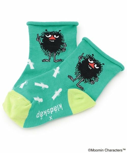 kladskap / クレードスコープ ソックス | MOOMIN/ムーミン・スティンキーショートソックス（グリーン）