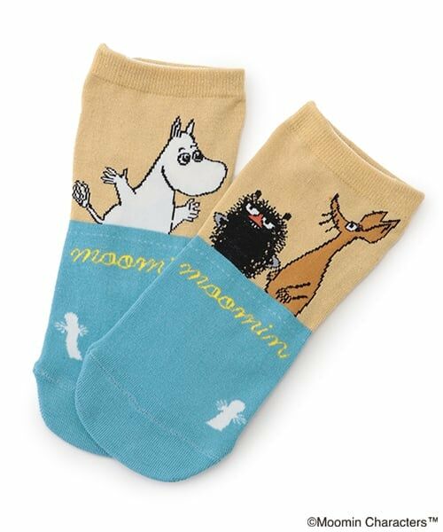 kladskap / クレードスコープ ソックス | MOOMIN/キャラクターショートソックス（ベージュ）