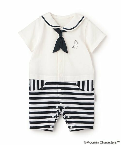 kladskap / クレードスコープ ロンパース | MOOMIN/セーラーカラーカバーオール（オフ ホワイト）