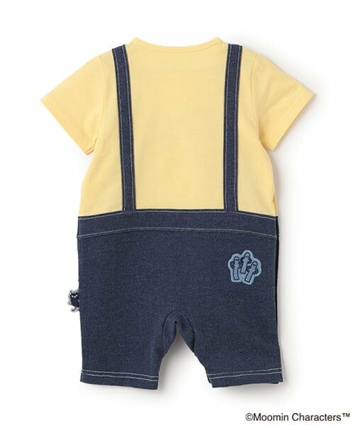 kladskap / クレードスコープ ロンパース | MOOMIN/ムーミンアップリケ半袖カバーオール | 詳細1