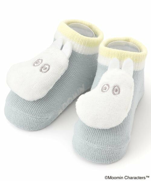 kladskap / クレードスコープ ベビー・キッズウエア | MOOMIN/ぷっくりムーミンカップソックス（サックス）