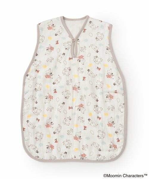 kladskap / クレードスコープ ベビー・キッズウエア | MOOMIN/ガーゼスリーパー（オフ ホワイト）