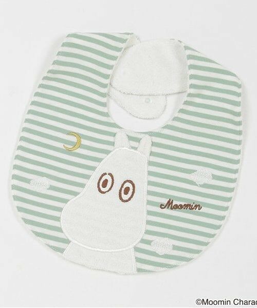 kladskap / クレードスコープ スタイ・ビブ | MOOMIN/ムーミン・ニョロニョロスタイ（ライト グリーン）