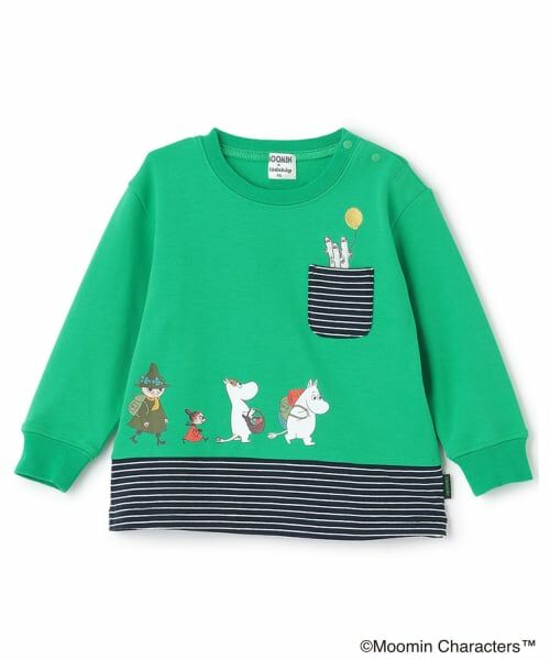 kladskap / クレードスコープ Tシャツ | 【MOOMIN】ムーミンピクニック長袖Tシャツ（グリーン）