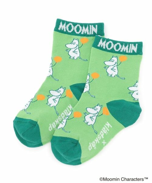 kladskap / クレードスコープ ソックス | 【MOOMIN】ムーミン柄ショートソックス（グリーン）