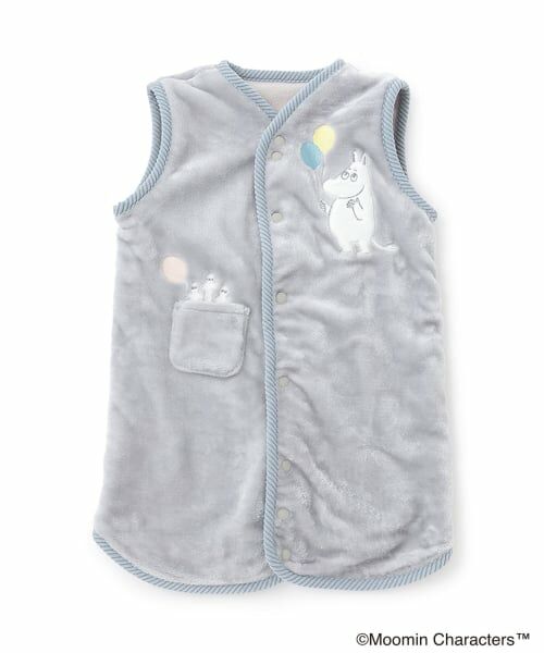 kladskap / クレードスコープ ベビー・キッズウエア | 【MOOMIN】風船ムーミンスリーパー（ライト グレー）