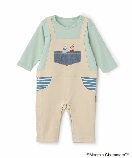 kladskap / クレードスコープ ロンパース | 【MOOMIN】ムーミンサロペット風カバーオール（アイボリー）
