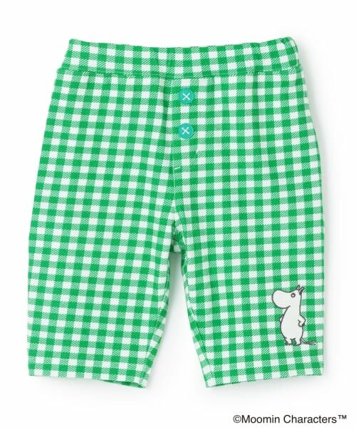 kladskap / クレードスコープ ショート・ハーフ・半端丈パンツ | 【MOOMIN】チェック6分丈レギパン(グリーン)