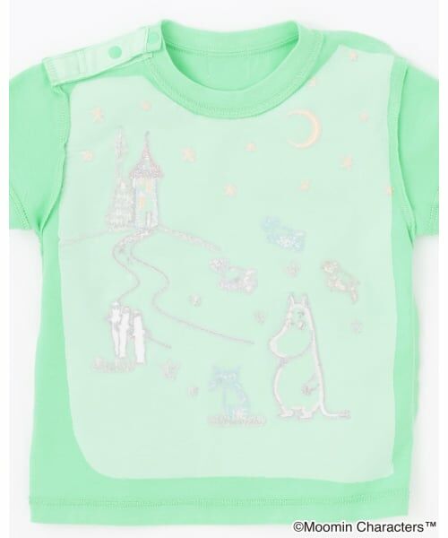 kladskap / クレードスコープ Tシャツ | 【MOOMIN】ムーミンと夜空半袖Tシャツ | 詳細5