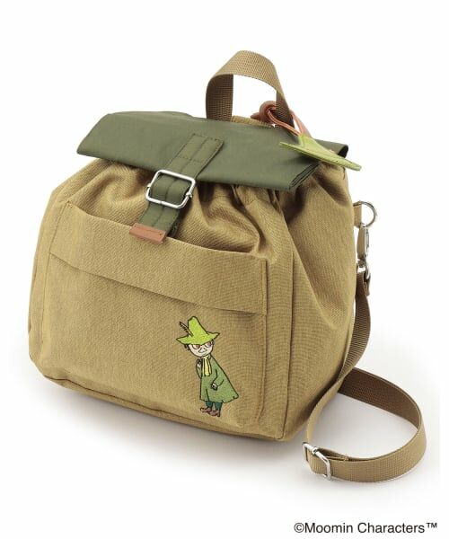 kladskap / クレードスコープ ショルダーバッグ | 【MOOMIN】スナフキン リュック型ポシェット（ベージュ）