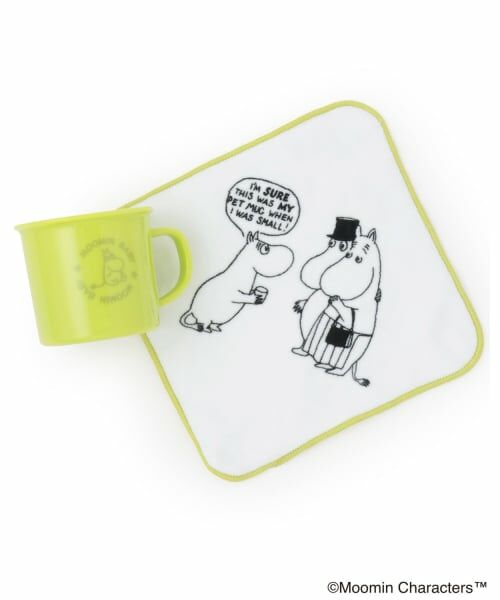 kladskap / クレードスコープ 食器 | 【MOOMIN】マグカップ+ハンドタオルセット（イエロー グリーン）