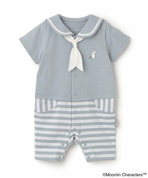 kladskap / クレードスコープ ロンパース | 【MOOMIN】セーラーカラーカバーオール（サックス）
