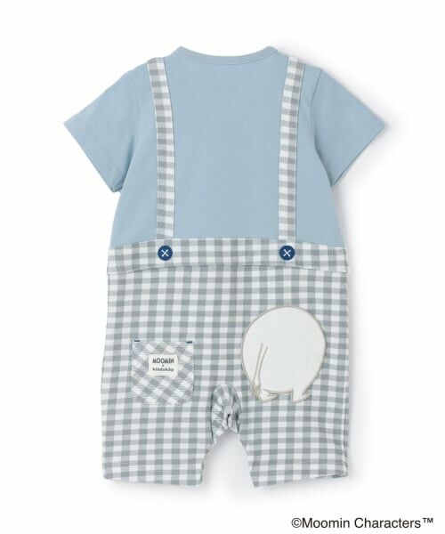 kladskap / クレードスコープ ロンパース | 【MOOMIN】サスペンダー風カバーオール | 詳細1