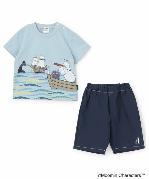 kladskap / クレードスコープ ベビー・キッズウエア | 【MOOMIN】半袖Tシャツセットアップ | 詳細2
