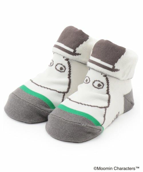 kladskap / クレードスコープ ベビー・キッズウエア | 【MOOMIN】ムーミンパパ カップソックス（グレー）