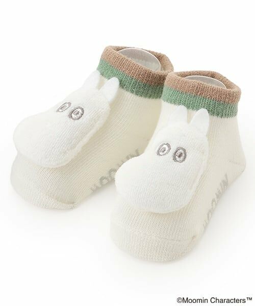 kladskap / クレードスコープ ベビー・キッズウエア | 【MOOMIN】ぷっくりムーミンカップソックス（オフ ホワイト）