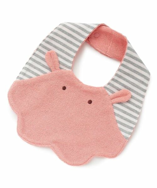 kladskap / クレードスコープ スタイ・ビブ | 海の生き物スタイ（サーモン ピンク）