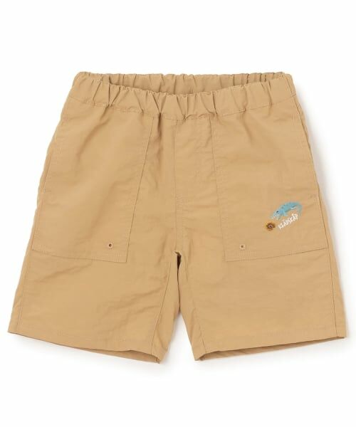 kladskap / クレードスコープ ショート・ハーフ・半端丈パンツ | 水陸両用恐竜5分丈パンツ（ベージュ）