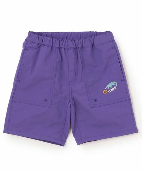kladskap / クレードスコープ ショート・ハーフ・半端丈パンツ | 水陸両用恐竜5分丈パンツ（パープル）