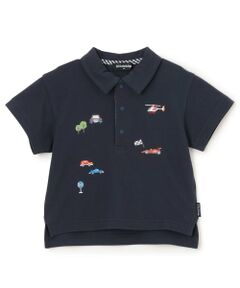 kladskap / クレードスコープ ポロシャツ | 乗り物刺しゅう半袖ポロシャツ