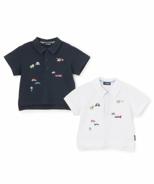 kladskap / クレードスコープ ポロシャツ | 乗り物刺しゅう半袖ポロシャツ | 詳細10