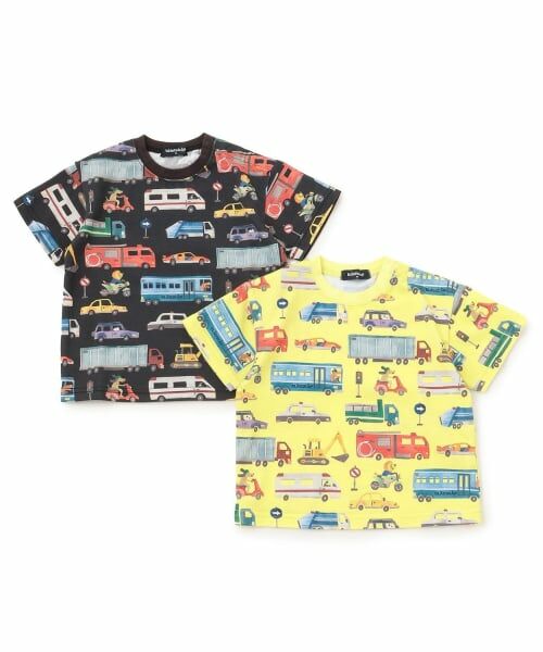 kladskap / クレードスコープ Tシャツ | 乗り物総柄半袖Tシャツ | 詳細7