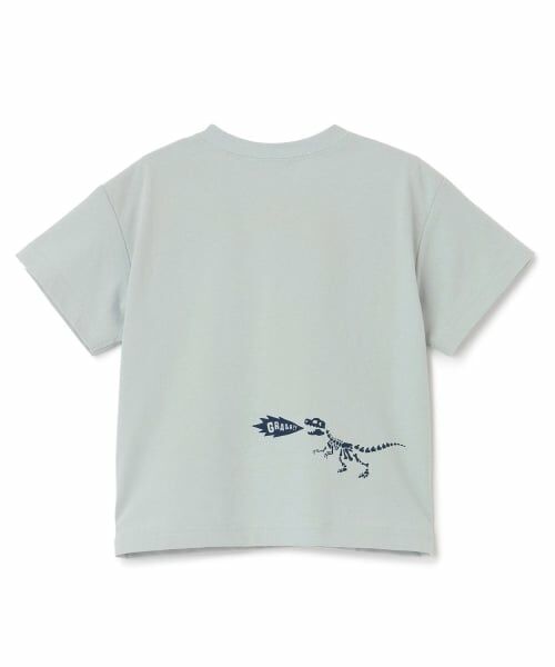 kladskap / クレードスコープ Tシャツ | 蓄光プリント地層と化石半袖Tシャツ | 詳細1