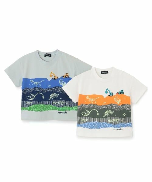 kladskap / クレードスコープ Tシャツ | 蓄光プリント地層と化石半袖Tシャツ | 詳細10