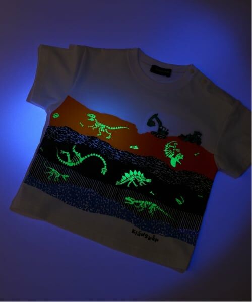 kladskap / クレードスコープ Tシャツ | 蓄光プリント地層と化石半袖Tシャツ | 詳細16