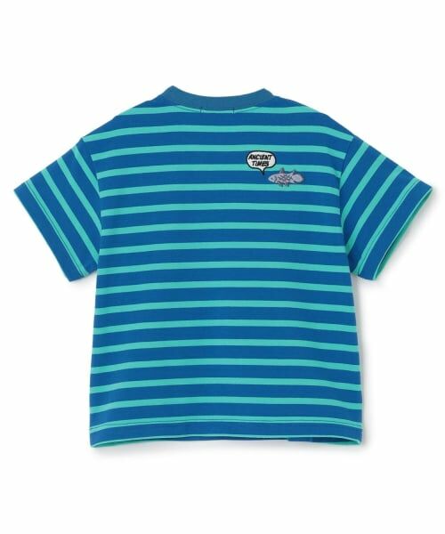 kladskap / クレードスコープ Tシャツ | 太古の生きものボーダー半袖Tシャツ | 詳細1