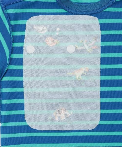 kladskap / クレードスコープ Tシャツ | 太古の生きものボーダー半袖Tシャツ | 詳細4