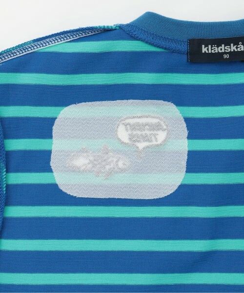 kladskap / クレードスコープ Tシャツ | 太古の生きものボーダー半袖Tシャツ | 詳細8